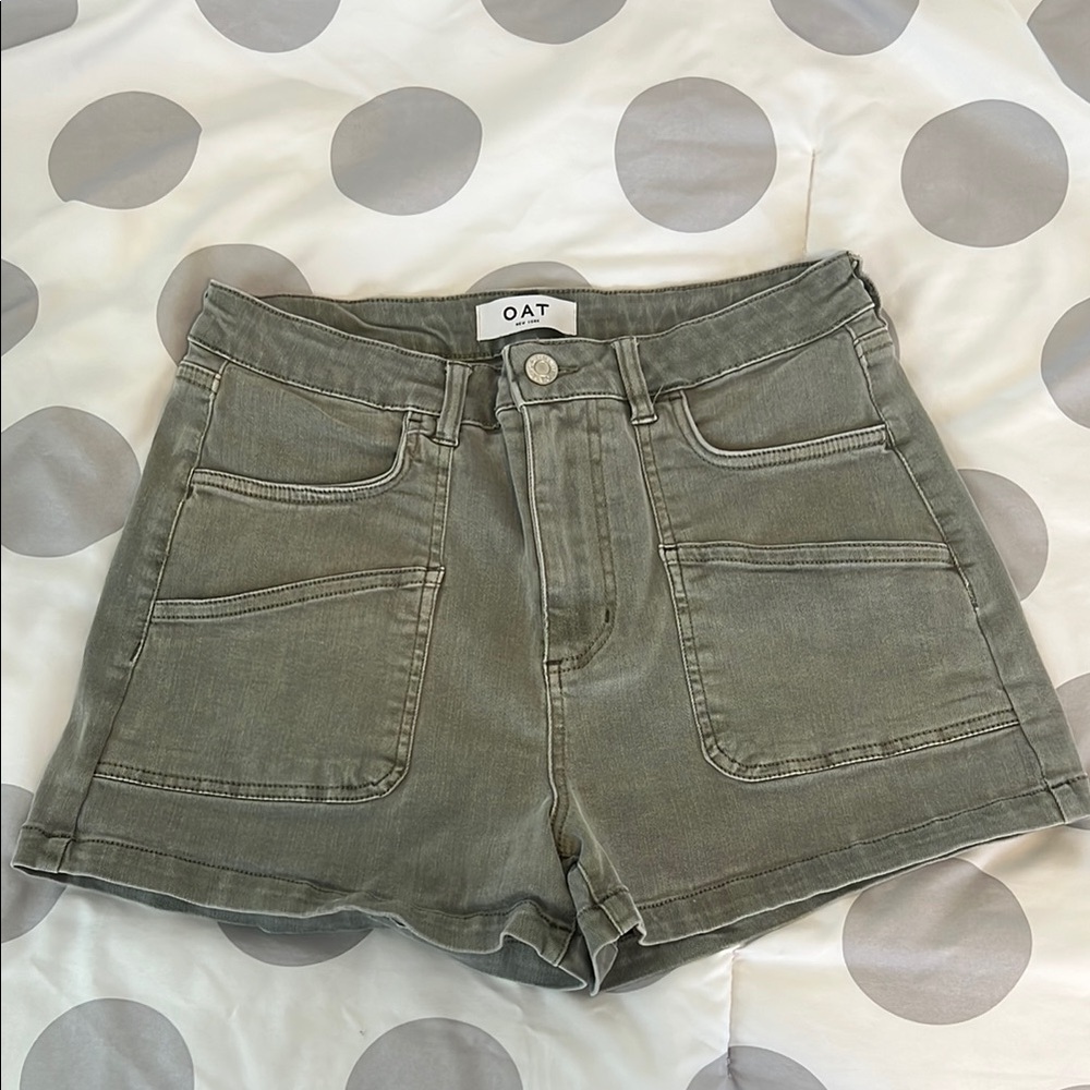 Women's Olive Green Shorts